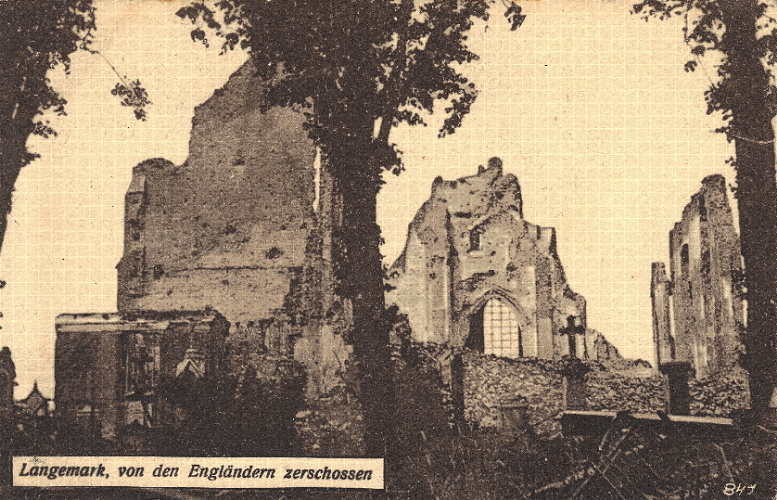 Ruinen in Langemark